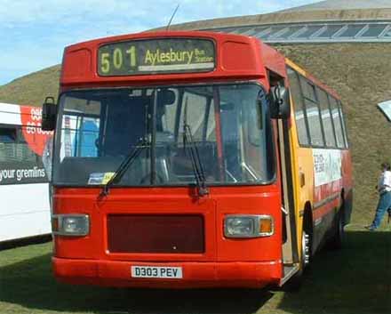 Plaxton Bustler Volvo B10M Red Rose